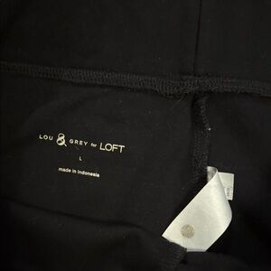 Lou & Grey Classic Black Leggings large